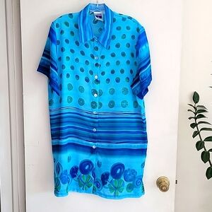 VINTAGE AQUASUIT Cover-Up by La Perla Sz L